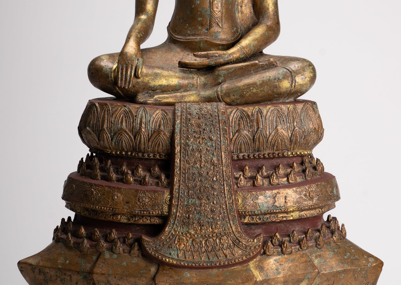 Statue Buddha - Antique Sukhothai Style Thai Enlightenment Statue Buddha - 71 cm/28 "