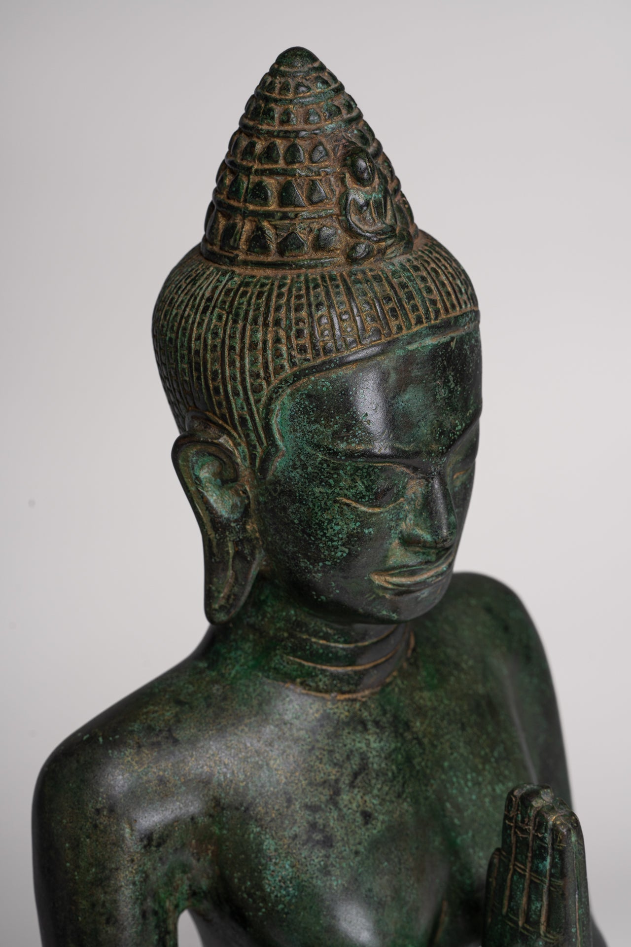 Estatua de la Deidad - Estatua / Diosa Bayon Prajnaparamita estilo jemer antiguo - 54cm/22"