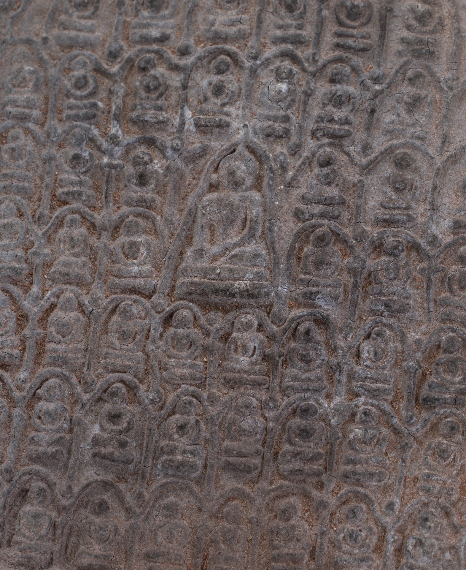 Panel Votivo - Panel Votivo de Buda de Meditación de Bronce de Estilo Tailandés Antiguo - 15cm/6"