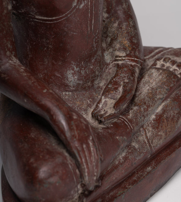 Buddha Statue - Antique Sukhothai Style Thai Enlightenment Buddha Statue - 42cm/17"