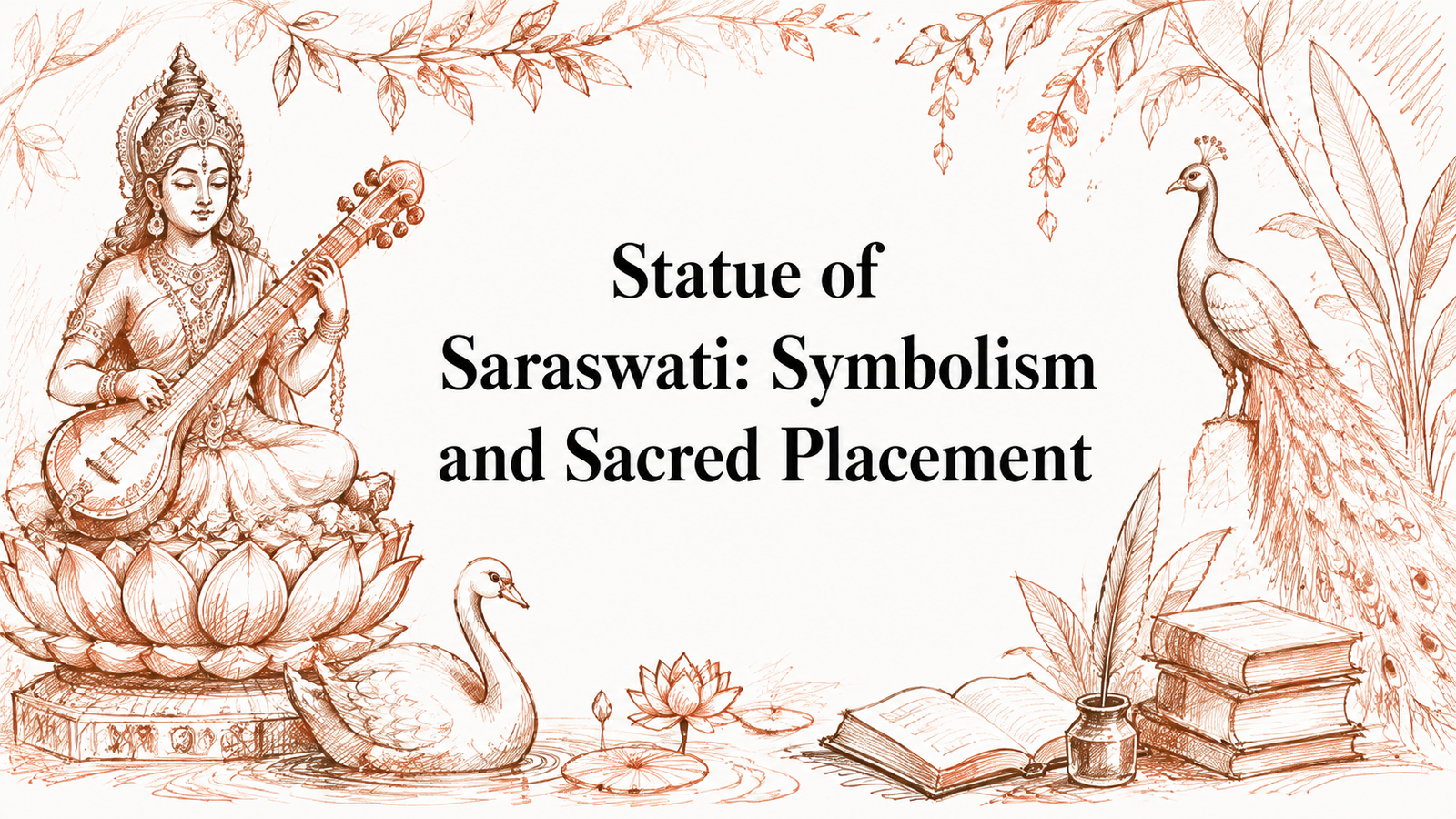 Statue of Saraswati: Symbolism and Sacred Placement