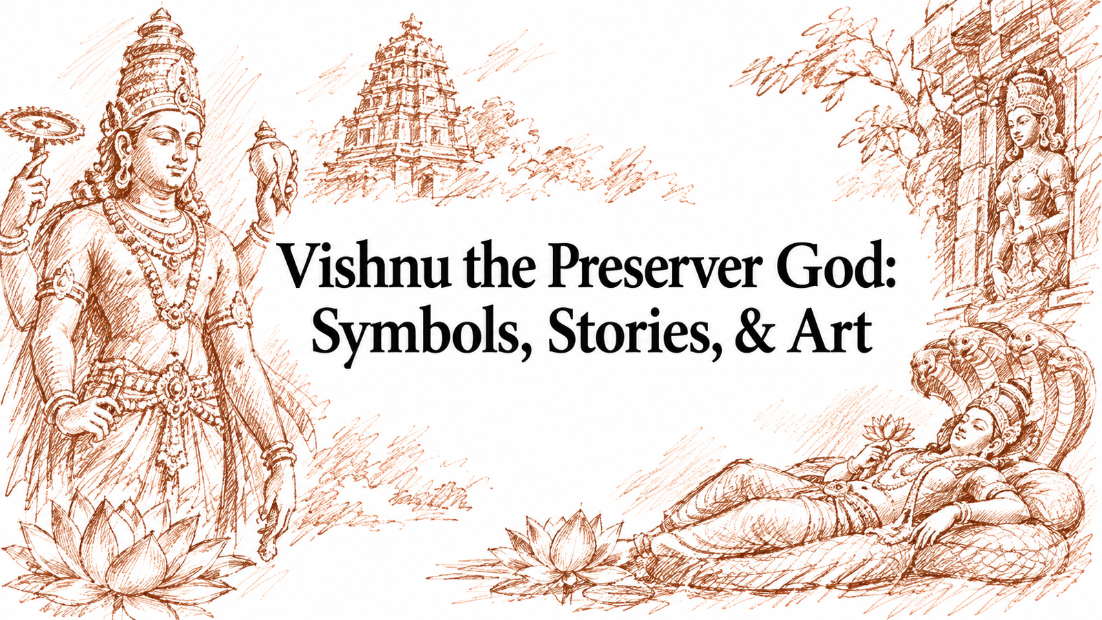 Vishnu the Preserver God: Symbols, Stories, & Art