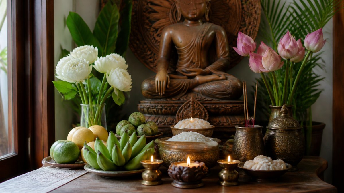 Buddhist Offerings for Daily Home Worship: A Guide