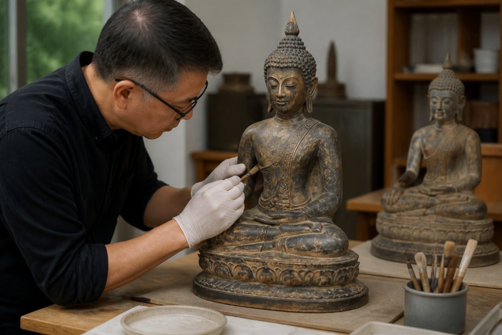 Caring for and Preserving Antique Buddhist Artifacts