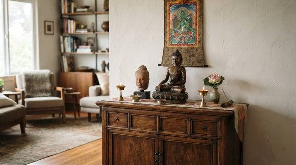 Display Buddhist Art in Your Living Room: A Guide