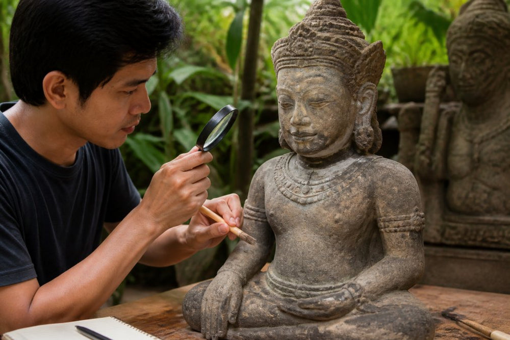 Evaluating Condition of Antique Stone Statues – HD Asian Art