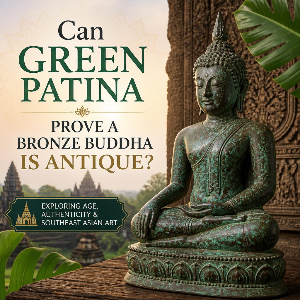 Can Green Patina Prove a Bronze Buddha Is Antique? What Patina Can—and Cannot—Tell You