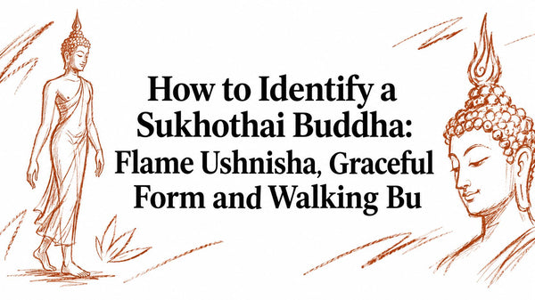 How to Identify a Sukhothai Buddha: Flame Ushnisha, Graceful Form and Walking Buddha
