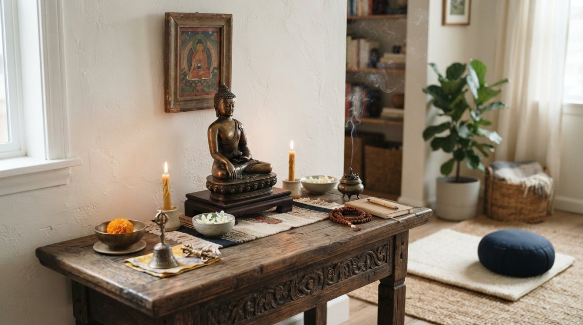 Come allestire un altare per la meditazione a casa: una guida pratica