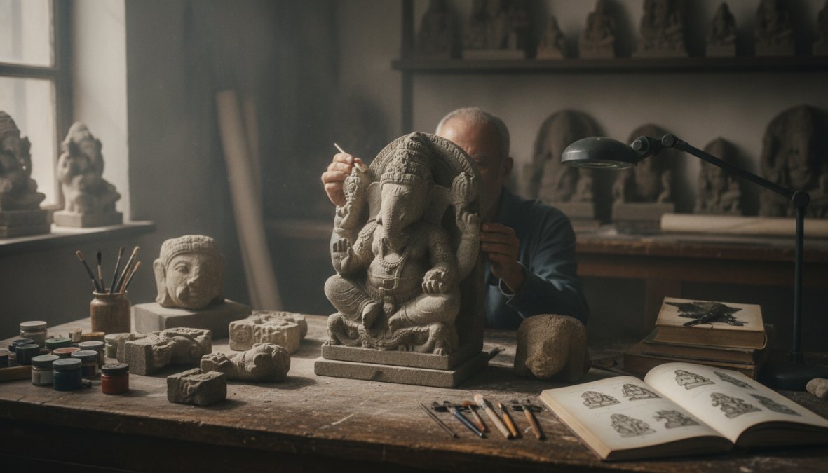 Identifying Hand Carved Stone Hindu Statues: A Collector's Guide