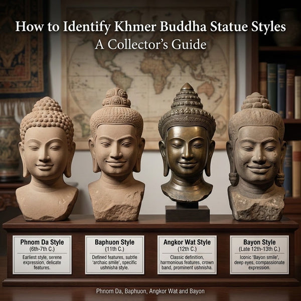 Khmer Buddha Statue Styles Explained | Phnom Da, Baphuon, Angkor Wat & Bayon Guide