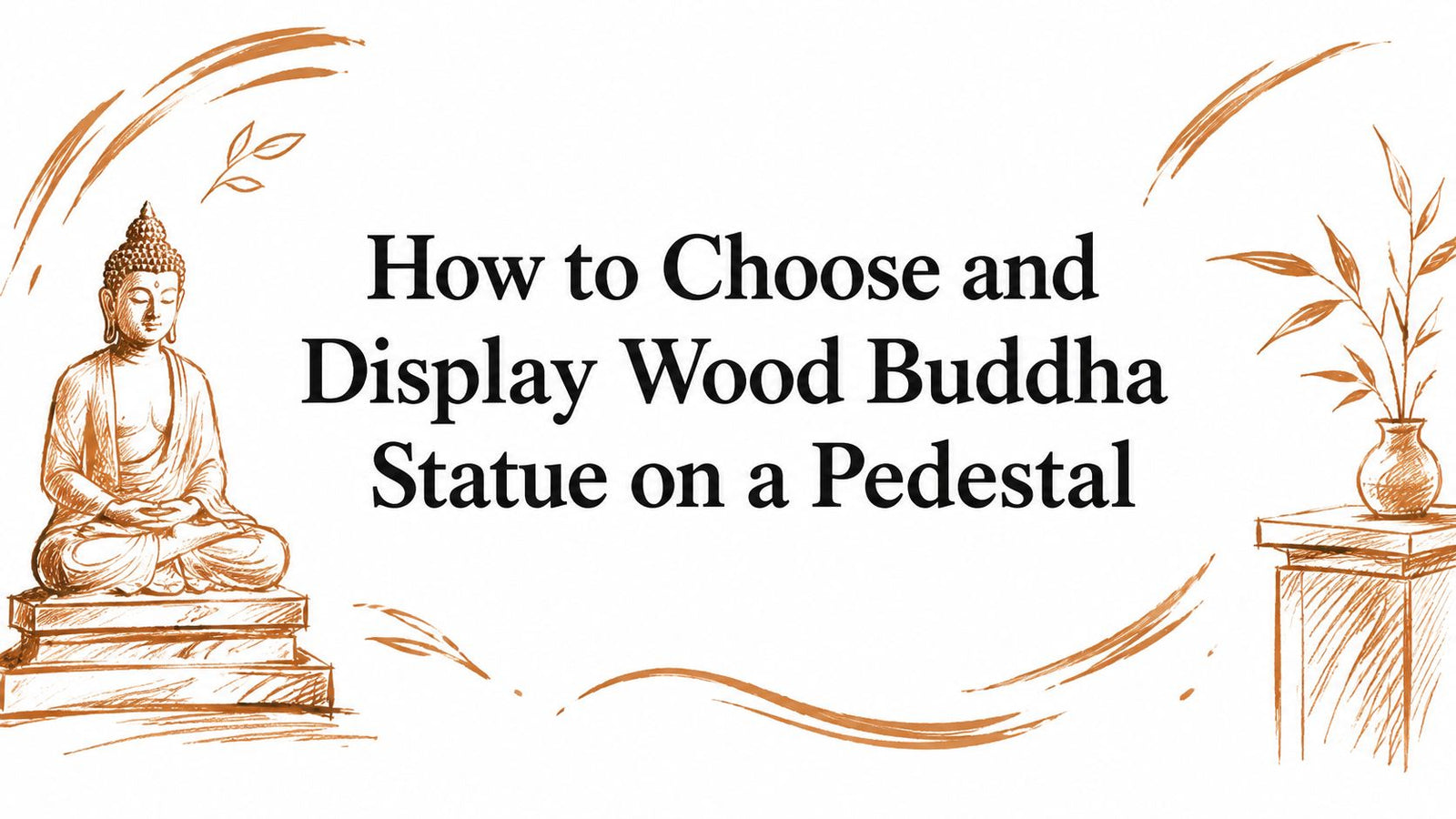 How to Choose and Display Wood Buddha Statue on a Pedestal