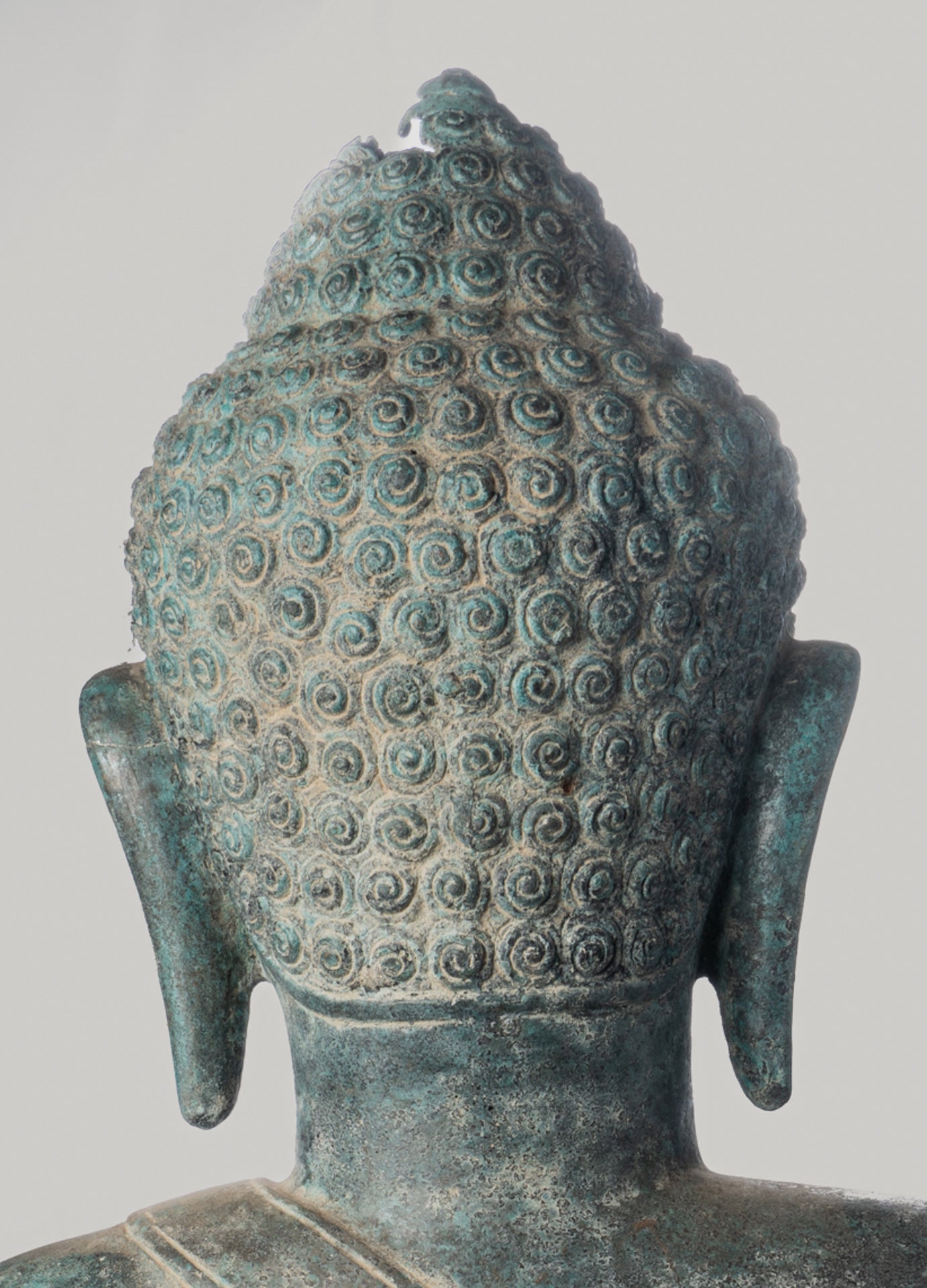 Buddha Statue - Antique Thai Style Southeast Asia Guatama Buddha Torso Statue - 67cm/27"