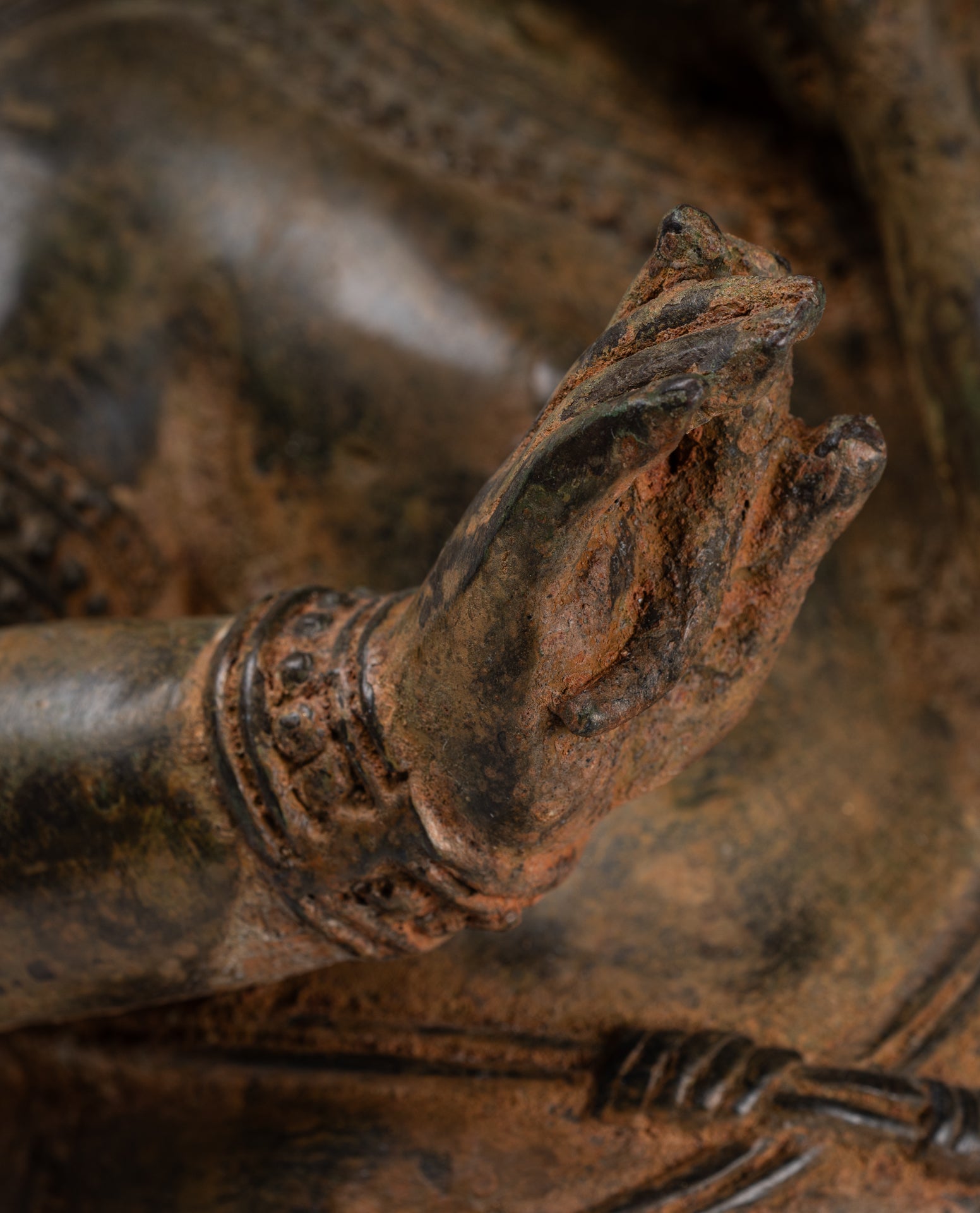 Ganesha Statue - Antique Chola Style Bronze Standing Ganesh Statue - 62cm/25"