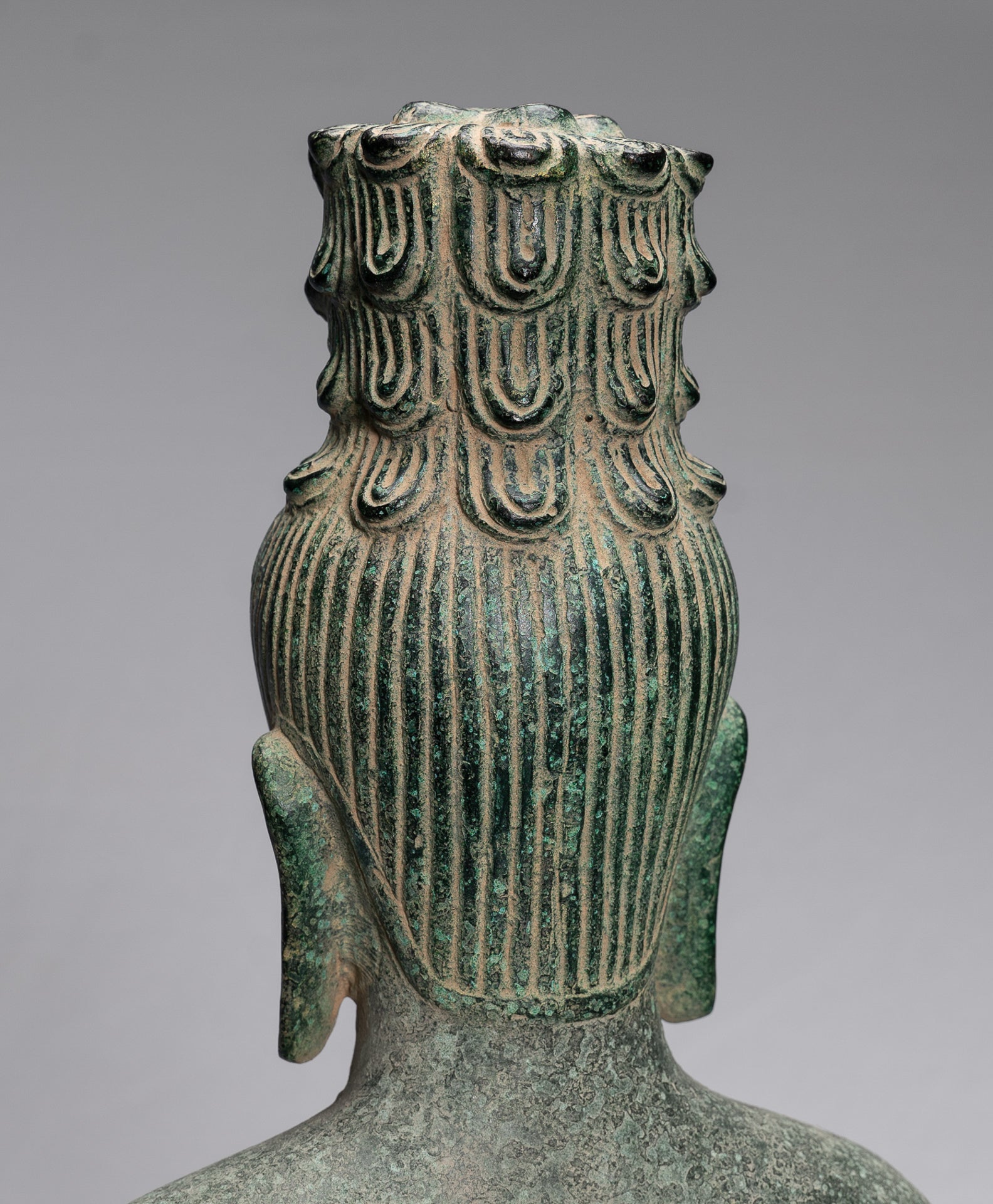 Deity Statue - Antique Khmer Style Banteay Srei Prajnaparamita Statue / Goddess - 72cm/29"