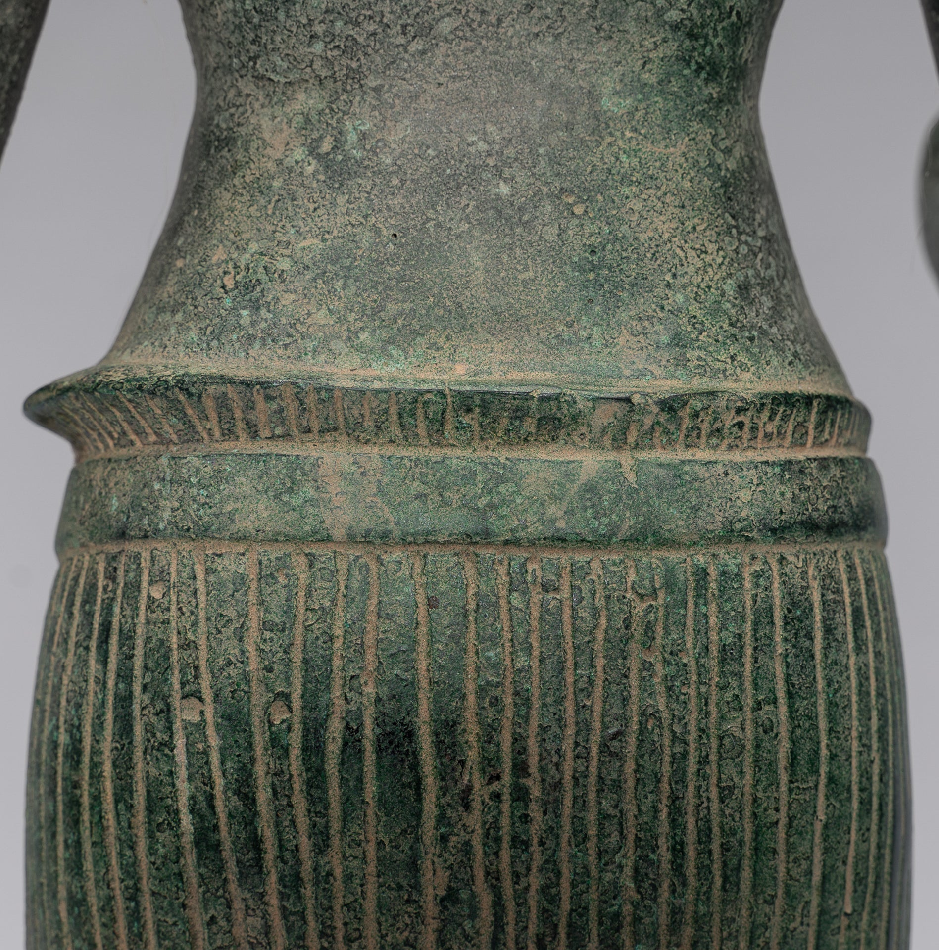 Deity Statue - Antique Khmer Style Banteay Srei Prajnaparamita Statue / Goddess - 72cm/29"