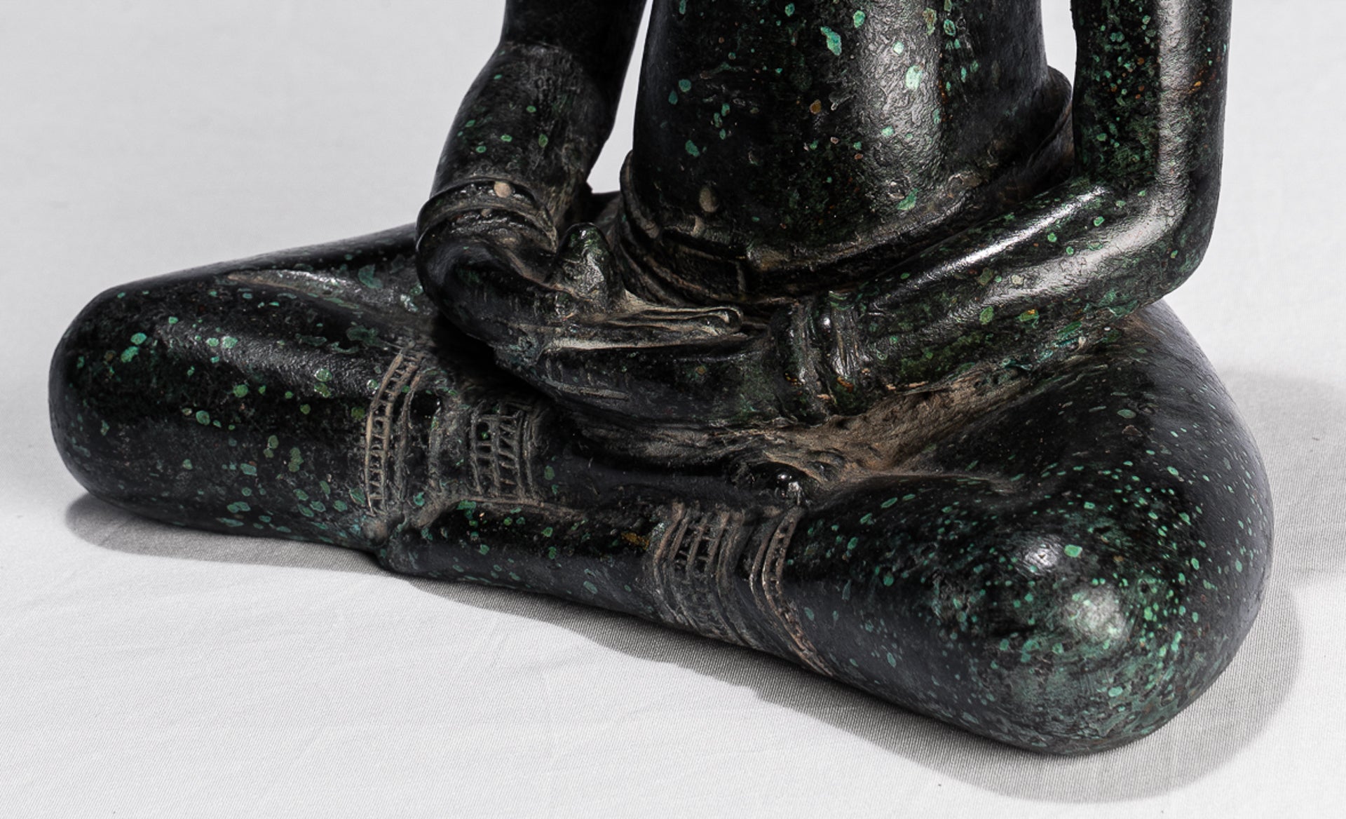 Buddha Statue - Antique Khmer Style Meditation Baphuon Buddha Statue - 24cm/10"