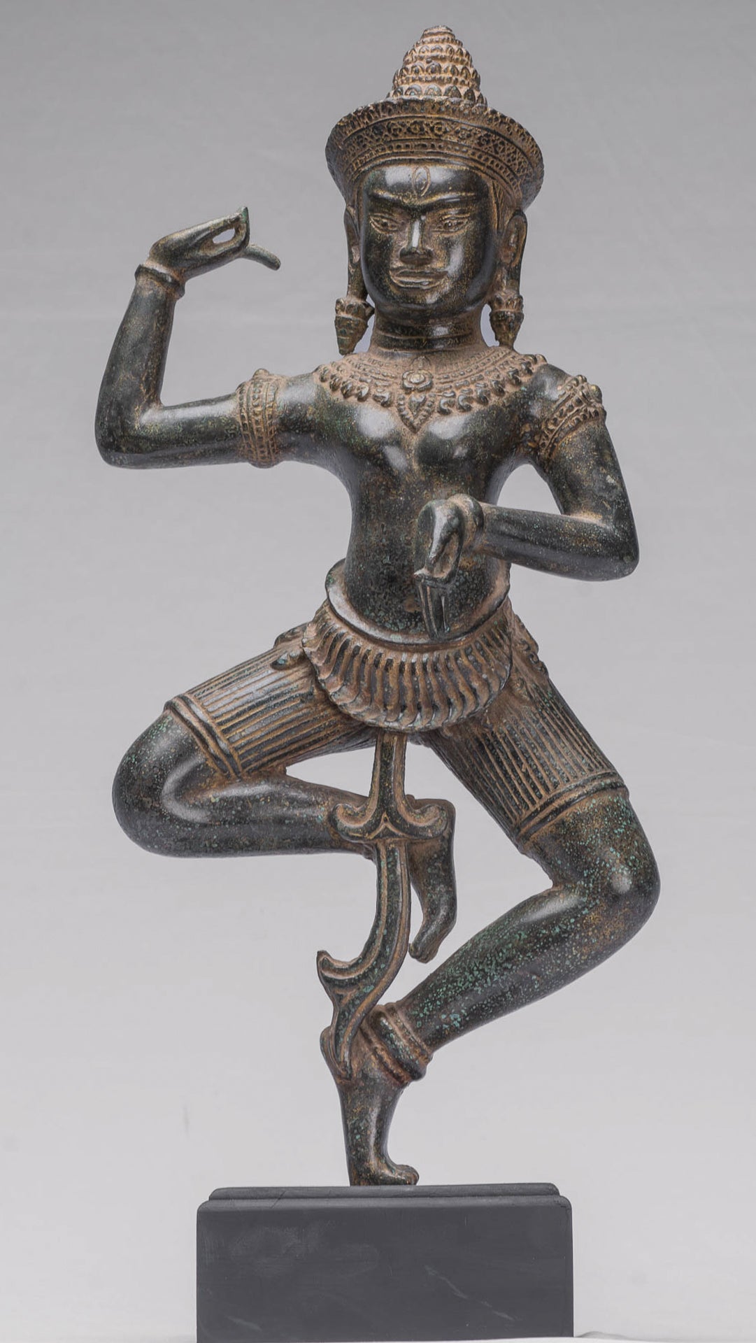 Antique Khmer Style Angkor Wat Bronze Dancing Apsara or Angel - 50cm/20"