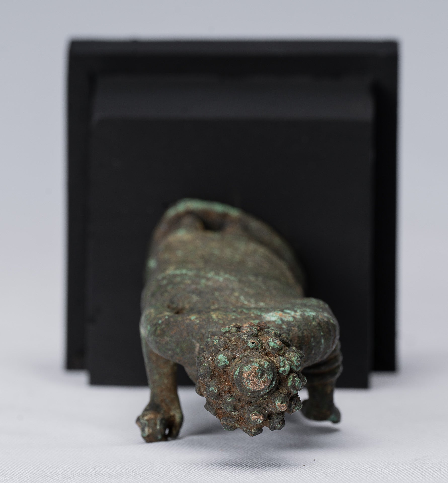 Statua Buddha - Antique stile indonesiano in piedi bronzo giavanese insegnamento Buddha - 25 cm/10 "