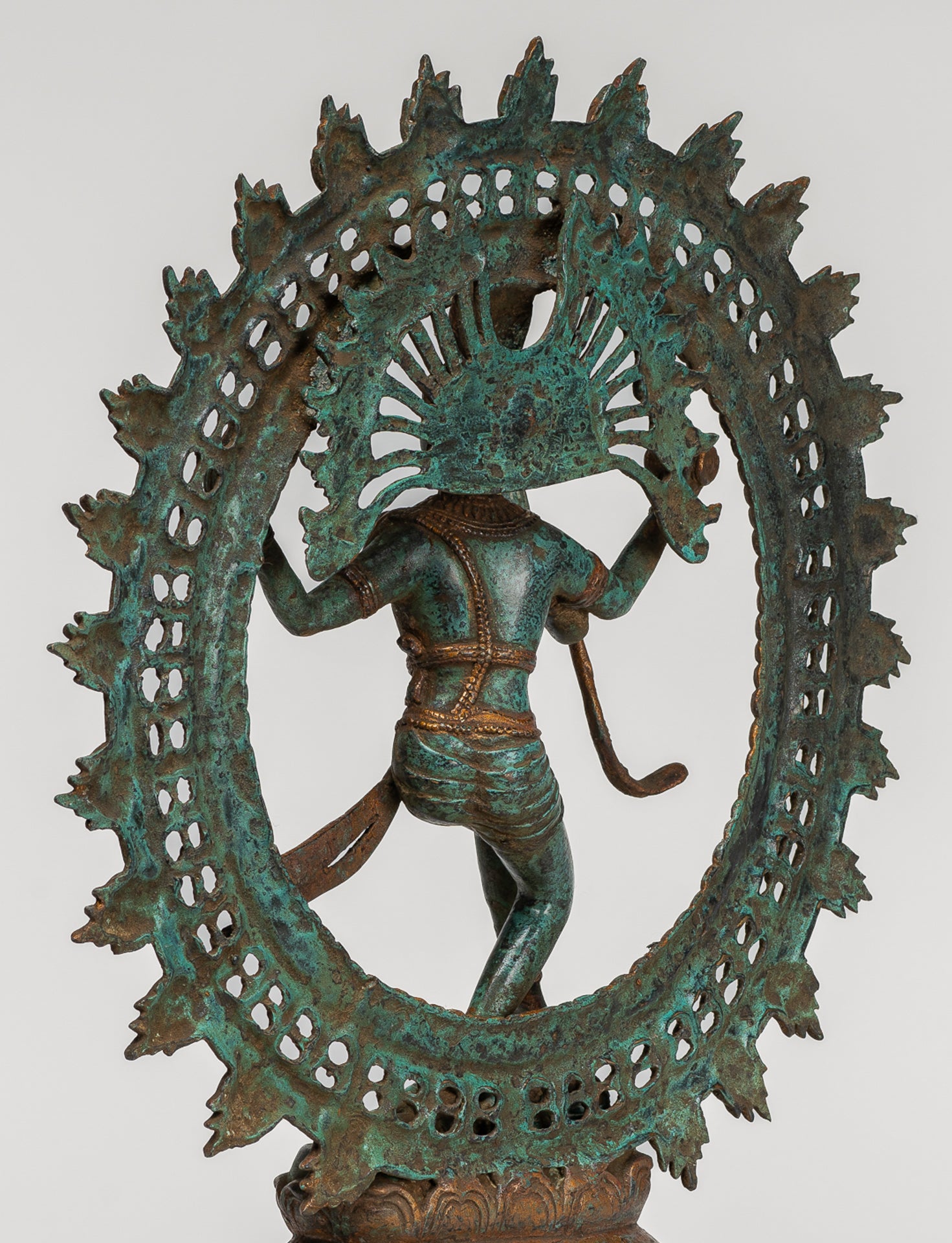 Antique Indian Style Bronze Dancing Shiva statue as Lord Nataraja - 42cm/17"