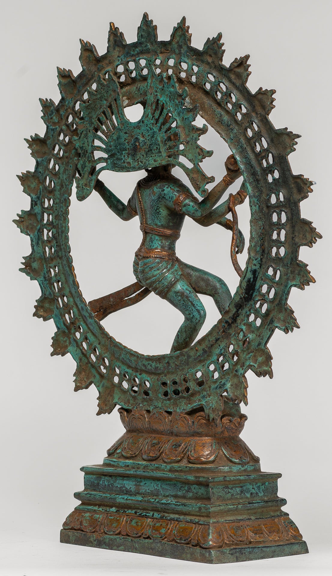Antique Indian Style Bronze Dancing Shiva statue as Lord Nataraja - 42cm/17"