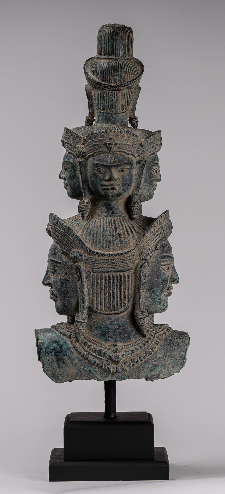 Statua di bronzo di bronzo montato in stile Baphuon antico - 59 cm/24 "di altezza