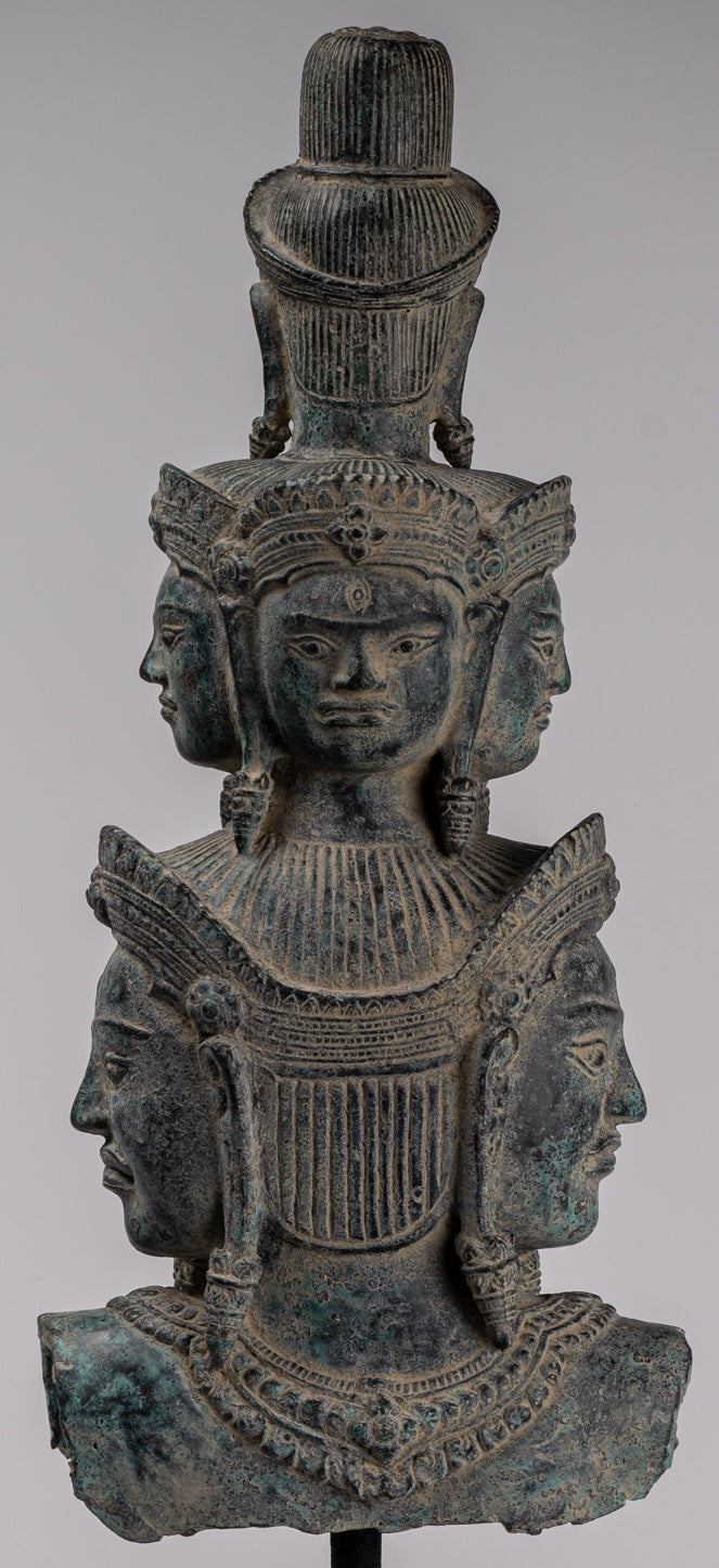 Statua di bronzo di bronzo montato in stile Baphuon antico - 59 cm/24 "di altezza