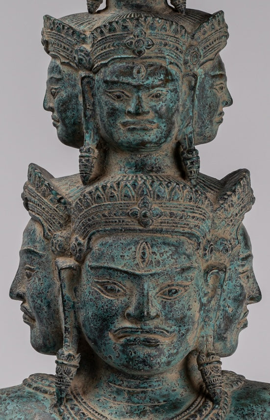 Statua di bronzo di bronzo montato in stile Baphuon antico - 59 cm/24 "di altezza