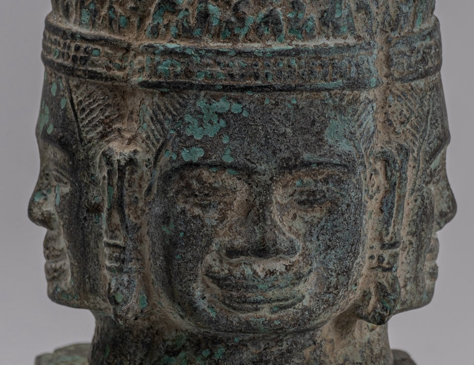 Estatua de Brahma - Torre de Bayón Bayón de estilo jemer antiguo o Stupa- 19cm/8 "