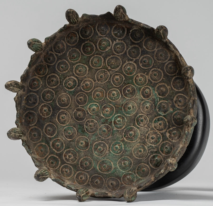 Antique Khmer Style Southeast Asia Bronze Four Way Buddha Statue - 51cm/20"