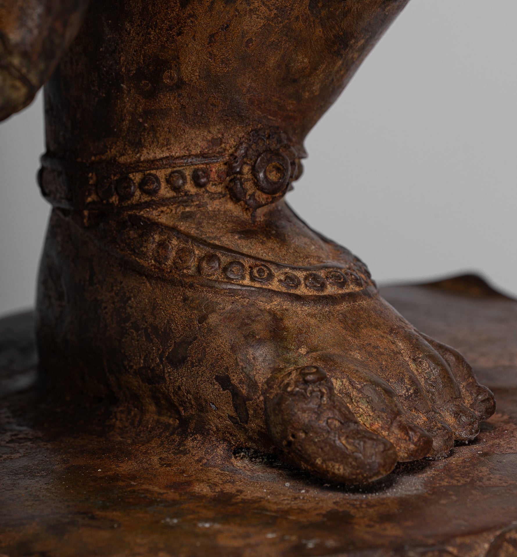 Large Ganesha Statue - Antique Thai Style Bronze Dancing Ganesh Statue - 85cm/34"