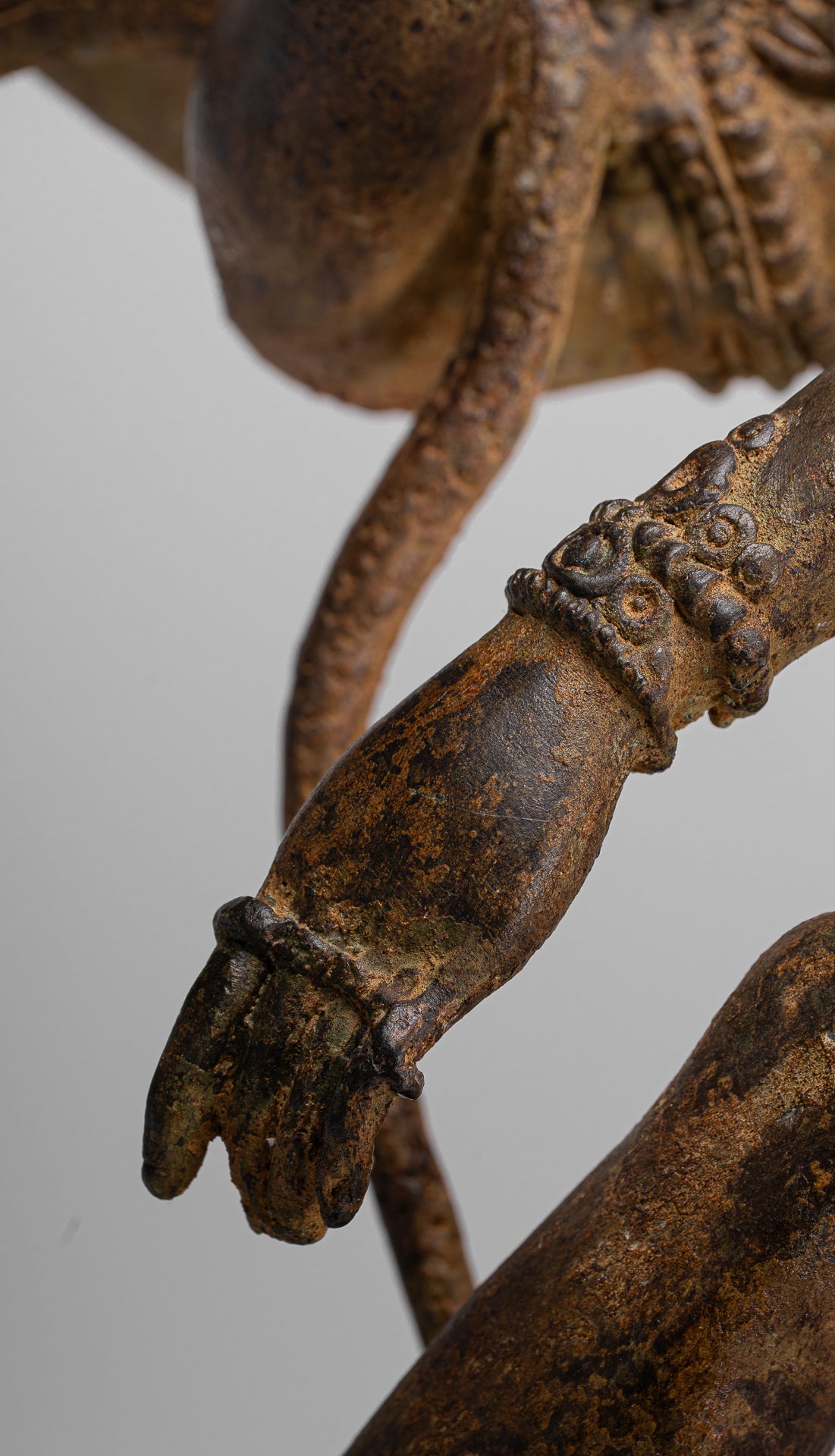 Large Shiva Statue - Antique Indian Style Bronze Dancing Shiva statue as Lord Nataraja - 109cm(44") Tall