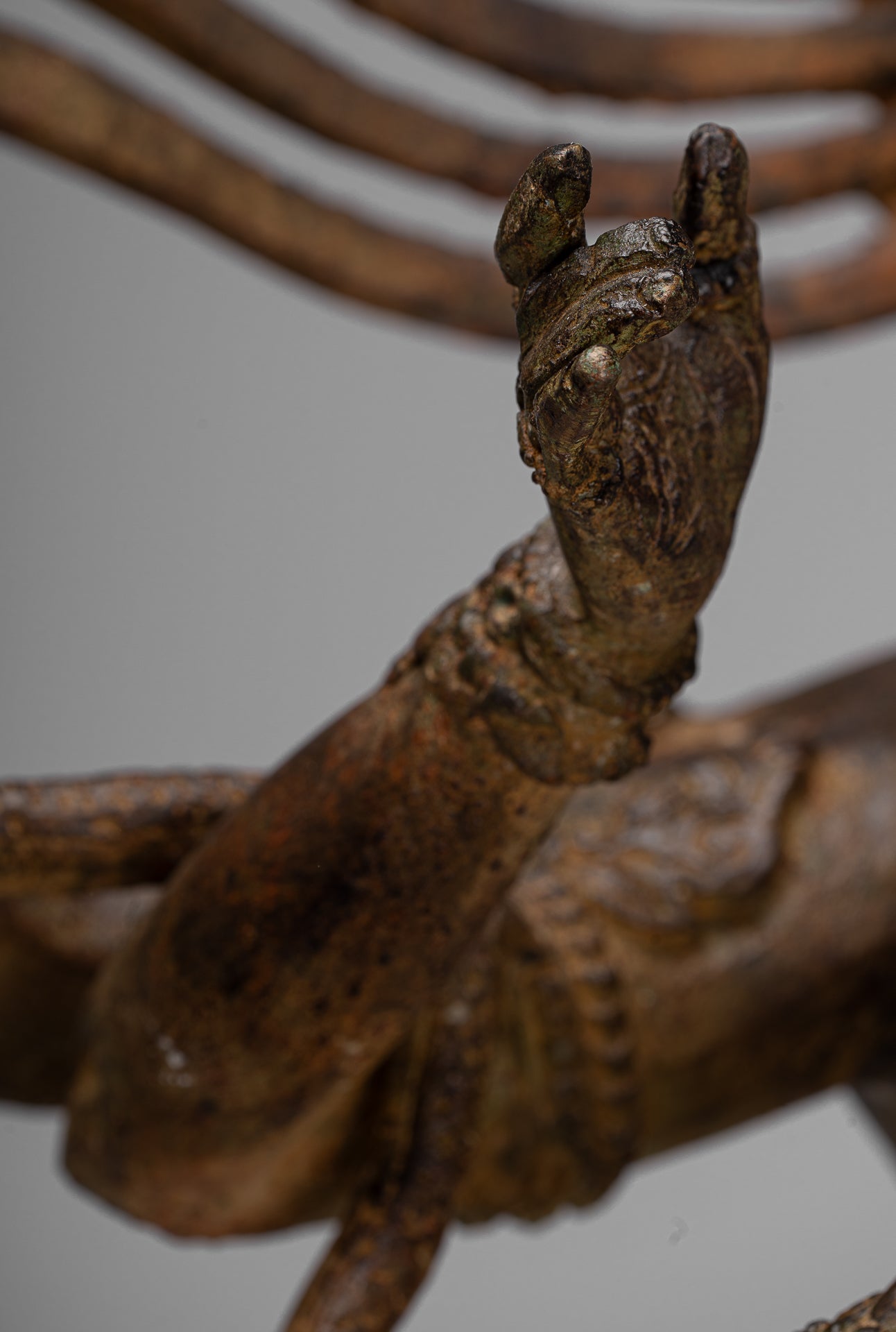 Large Shiva Statue - Antique Indian Style Bronze Dancing Shiva statue as Lord Nataraja - 109cm(44") Tall