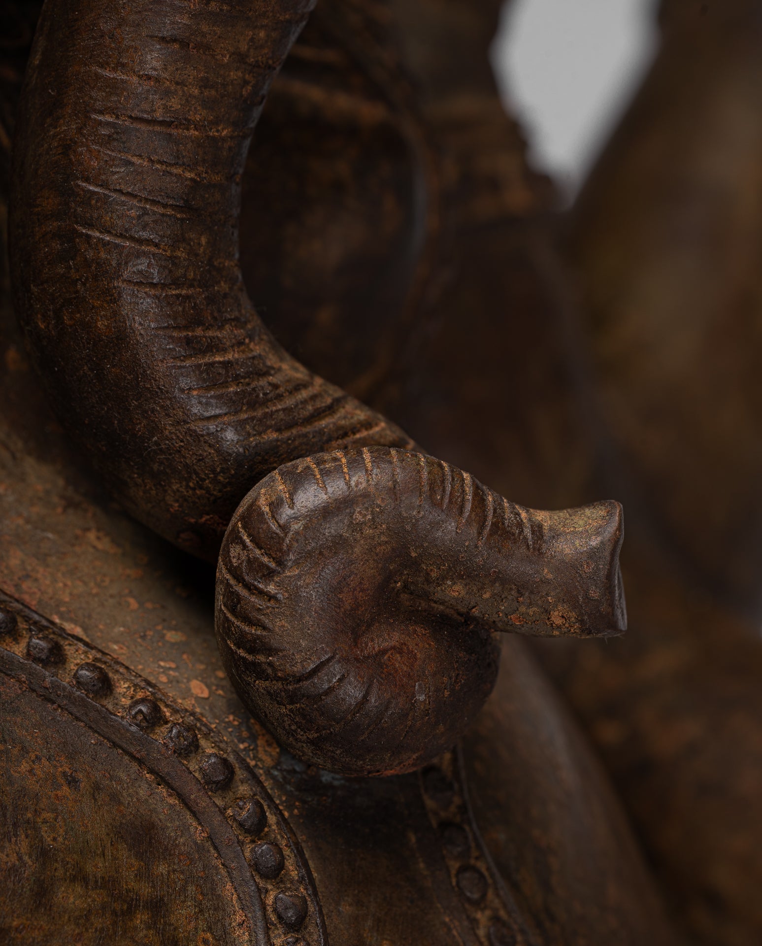 Large Ganesha Statue - Antique Thai Style Bronze Dancing Ganesh Statue - 105cm/42"