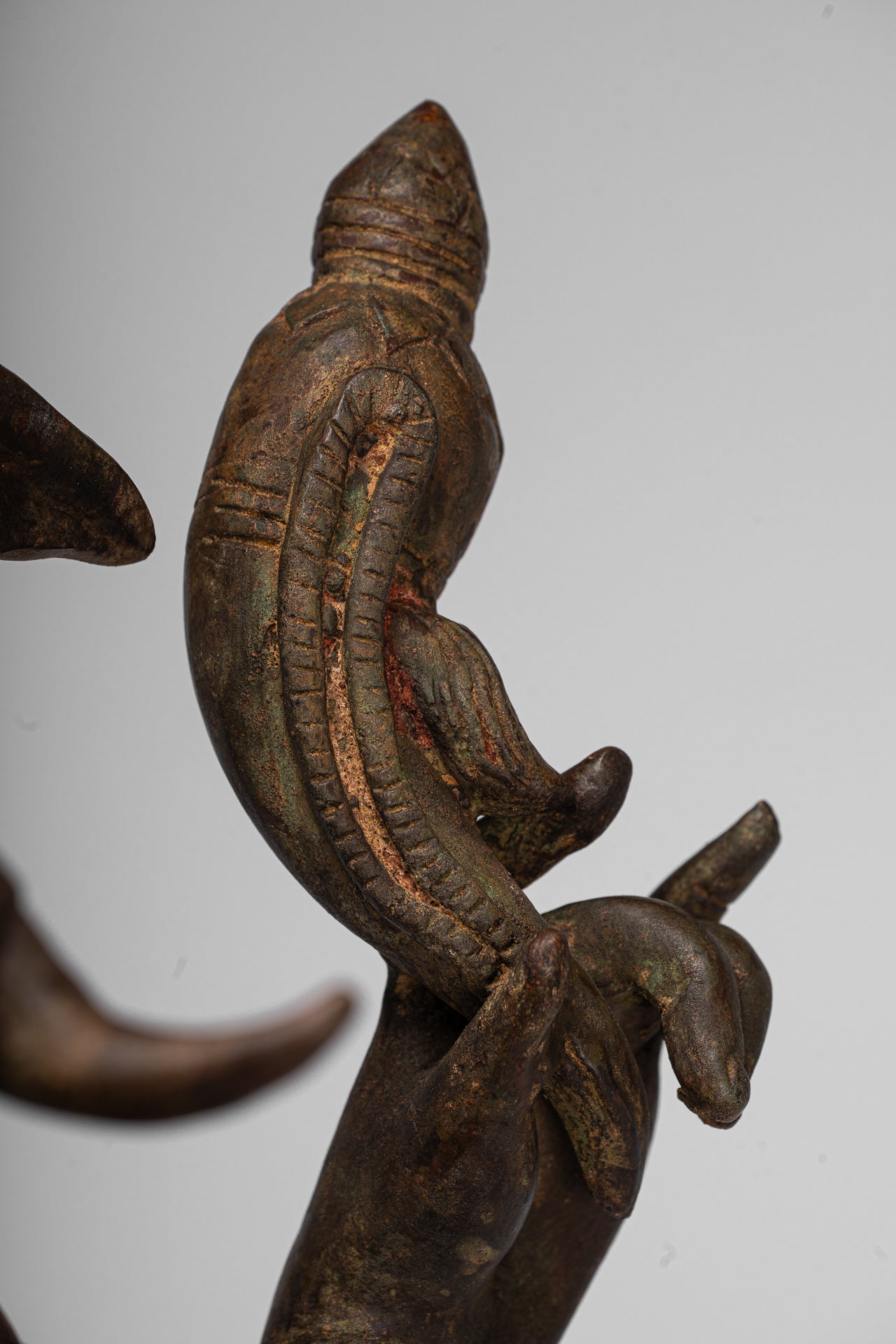 Large Ganesha Statue - Antique Thai Style Bronze Dancing Ganesh Statue - 105cm/42"