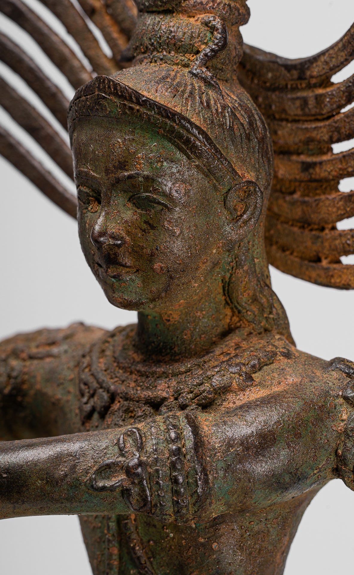 Large Shiva Statue - Antique Indian Style Bronze Dancing Shiva statue as Lord Nataraja - 67cm(27") Tall