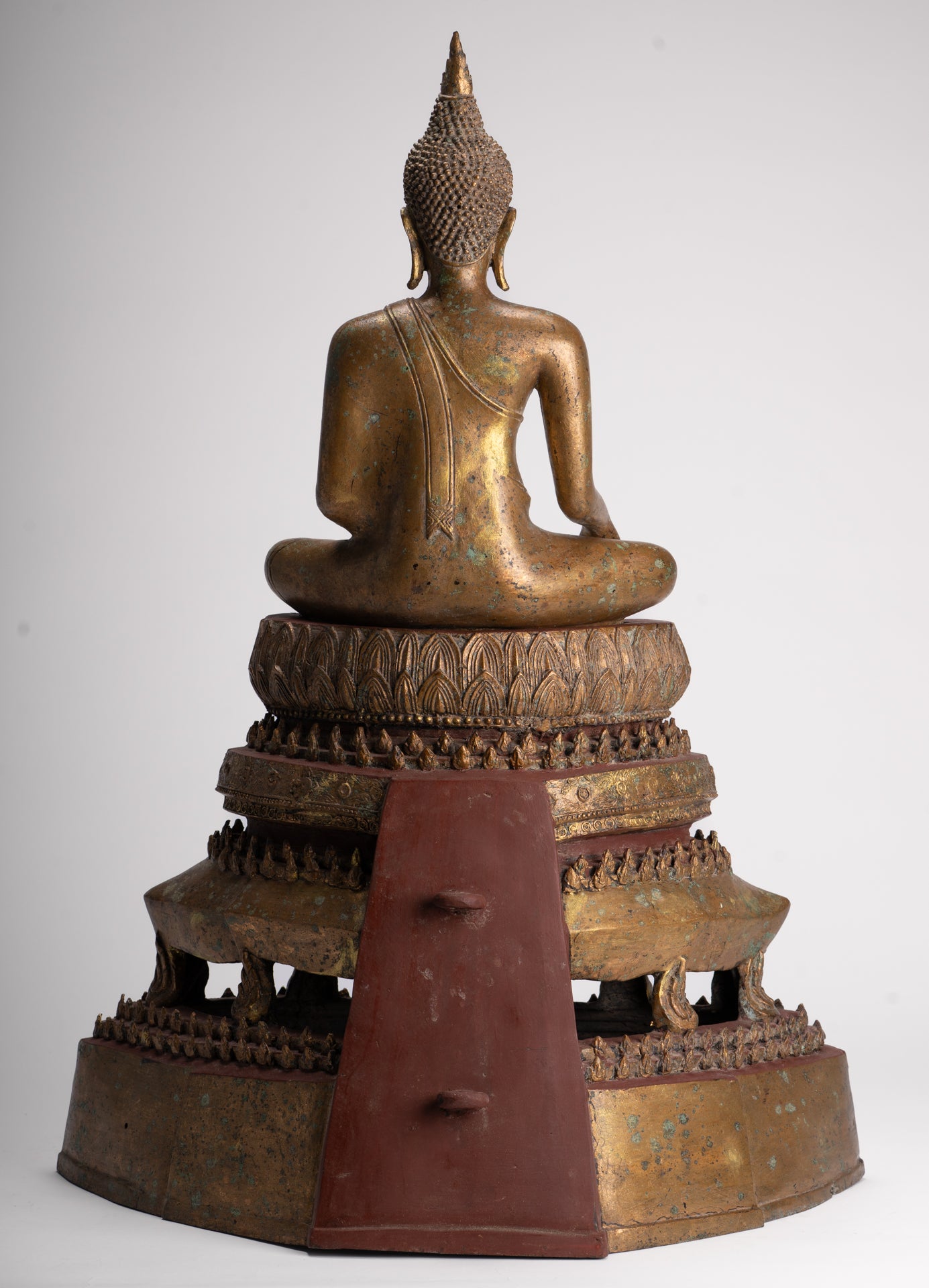 Buddha Statue - Antique Sukhothai Style Thai Enlightenment Buddha Statue - 71cm/28"