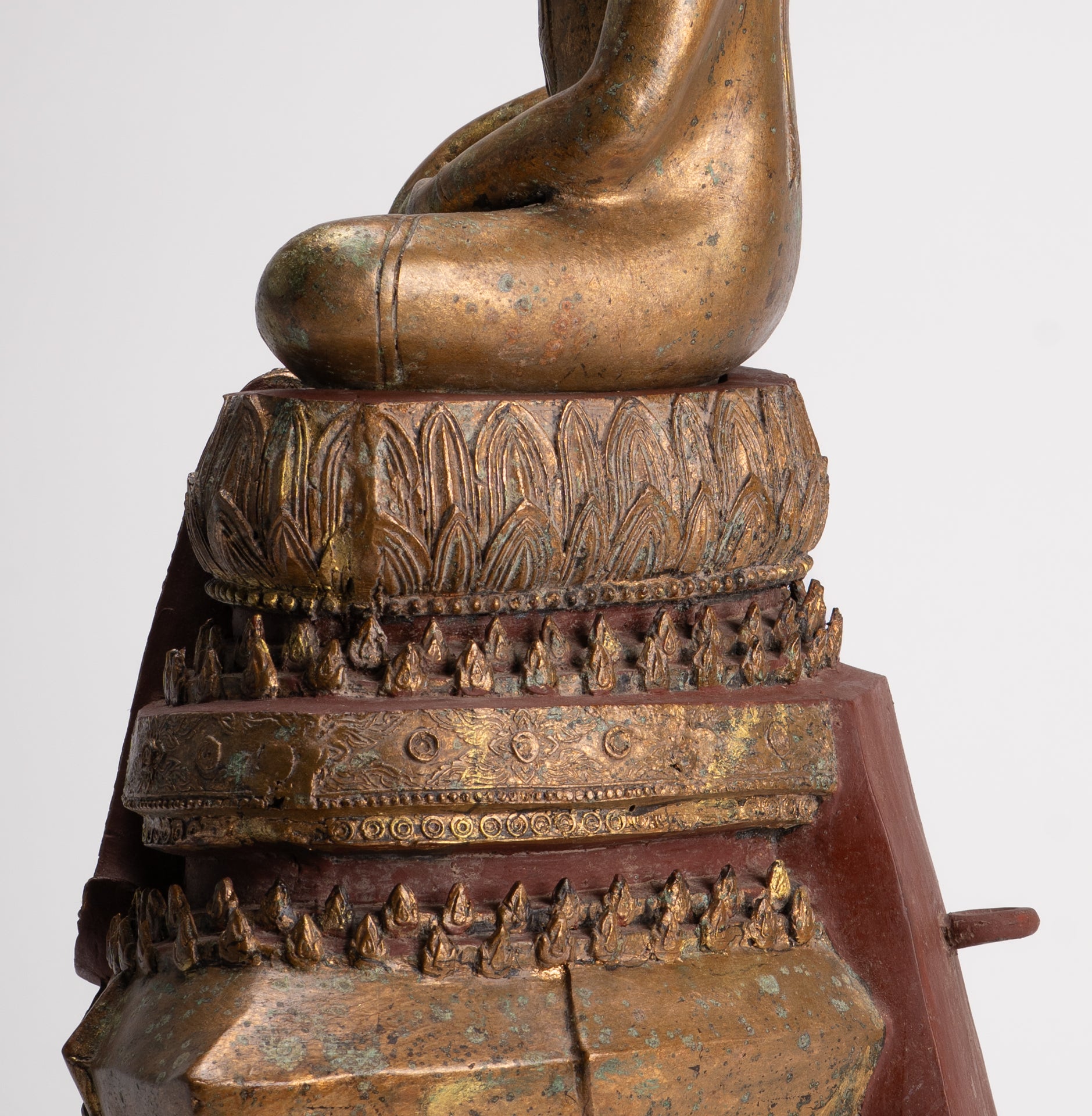 Buddha Statue - Antique Sukhothai Style Thai Enlightenment Buddha Statue - 71cm/28"