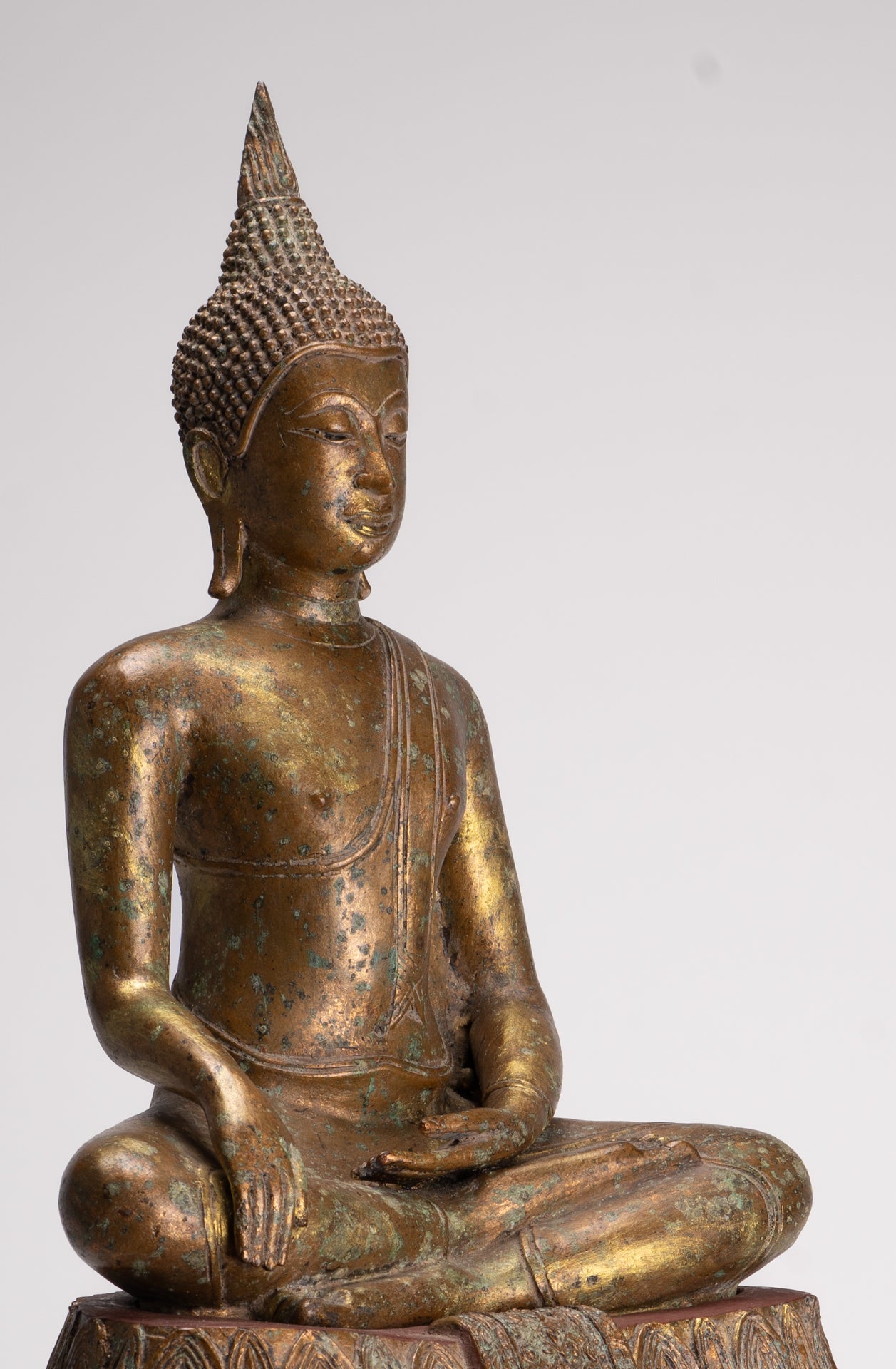 Buddha Statue - Antique Sukhothai Style Thai Enlightenment Buddha Statue - 71cm/28"