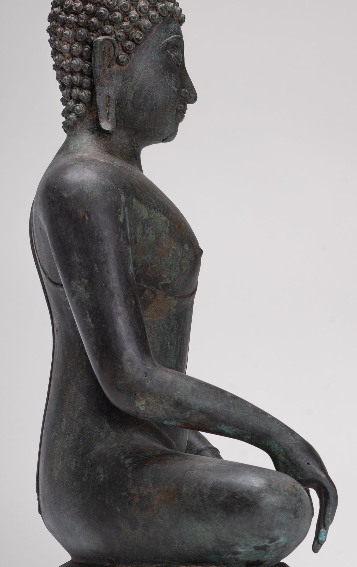 Buddha Statue - Antique Thai Style Sukhothai Enlightenment Buddha Statue - 54cm/22"