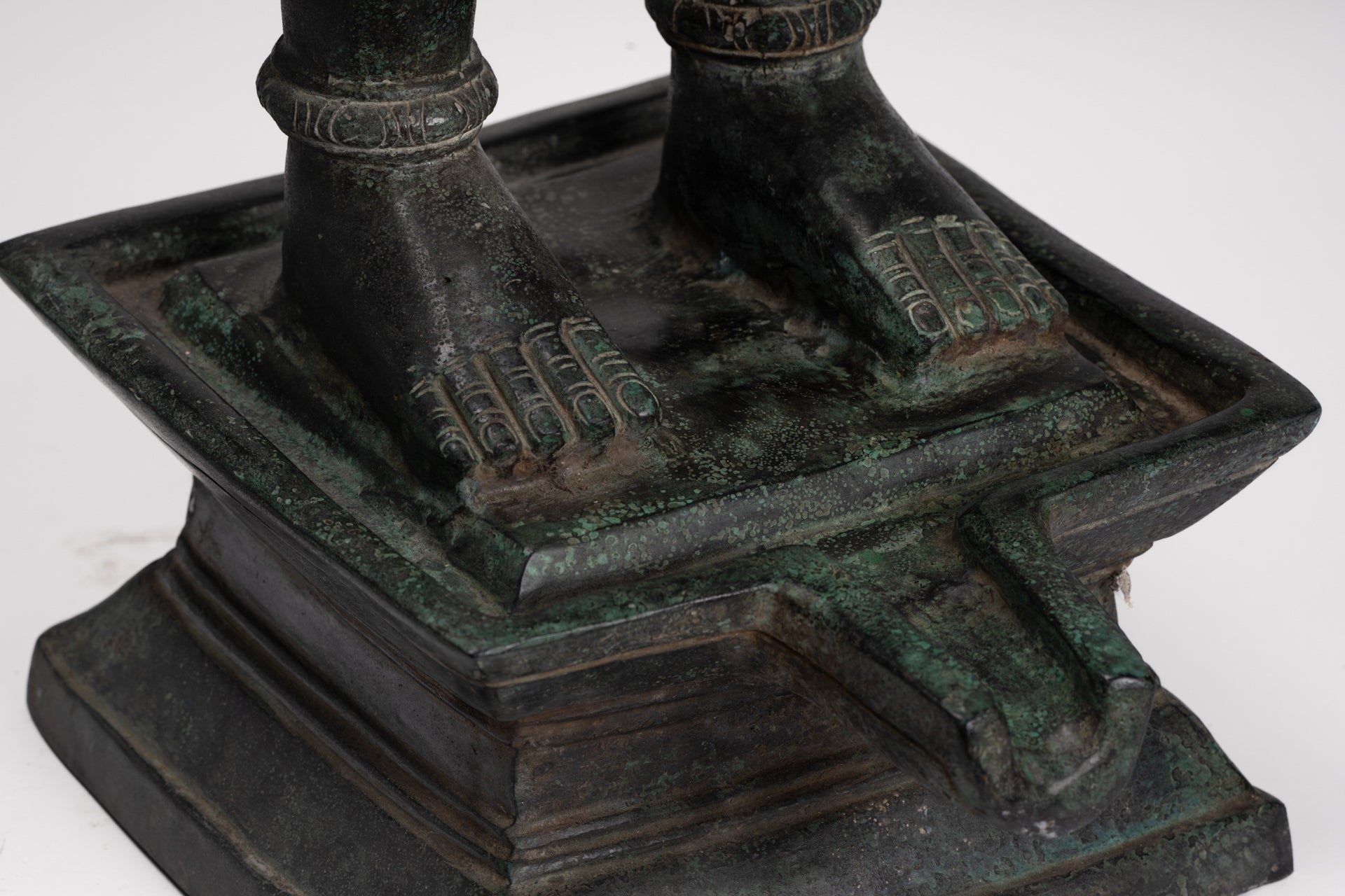 Deity Statue - Antique Khmer Style Bayon Prajnaparamita Statue / Goddess - 115cm/46"