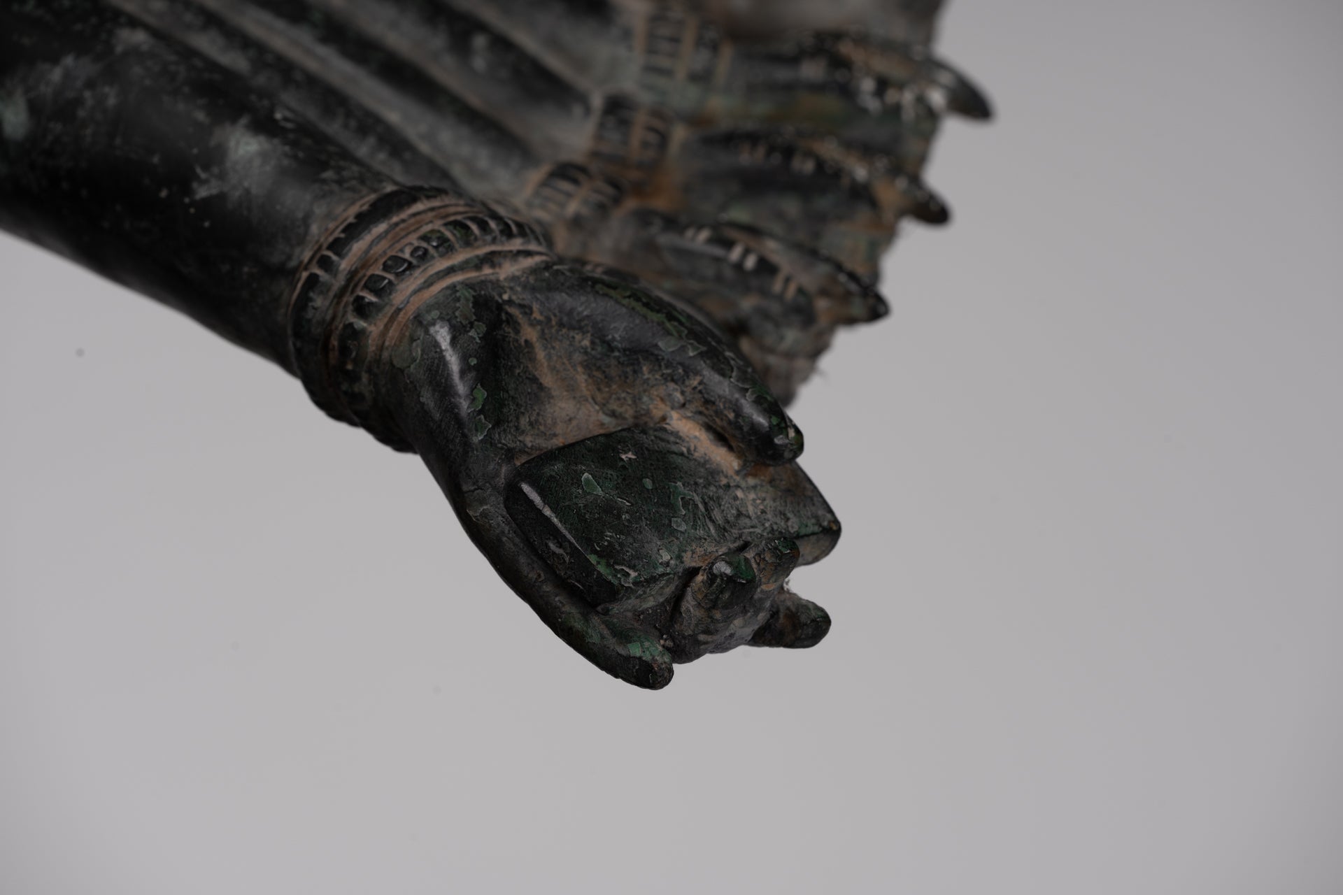 Deity Statue - Antique Khmer Style Angkor Wat Prajnaparamita Statue / Goddess - 110cm/44"