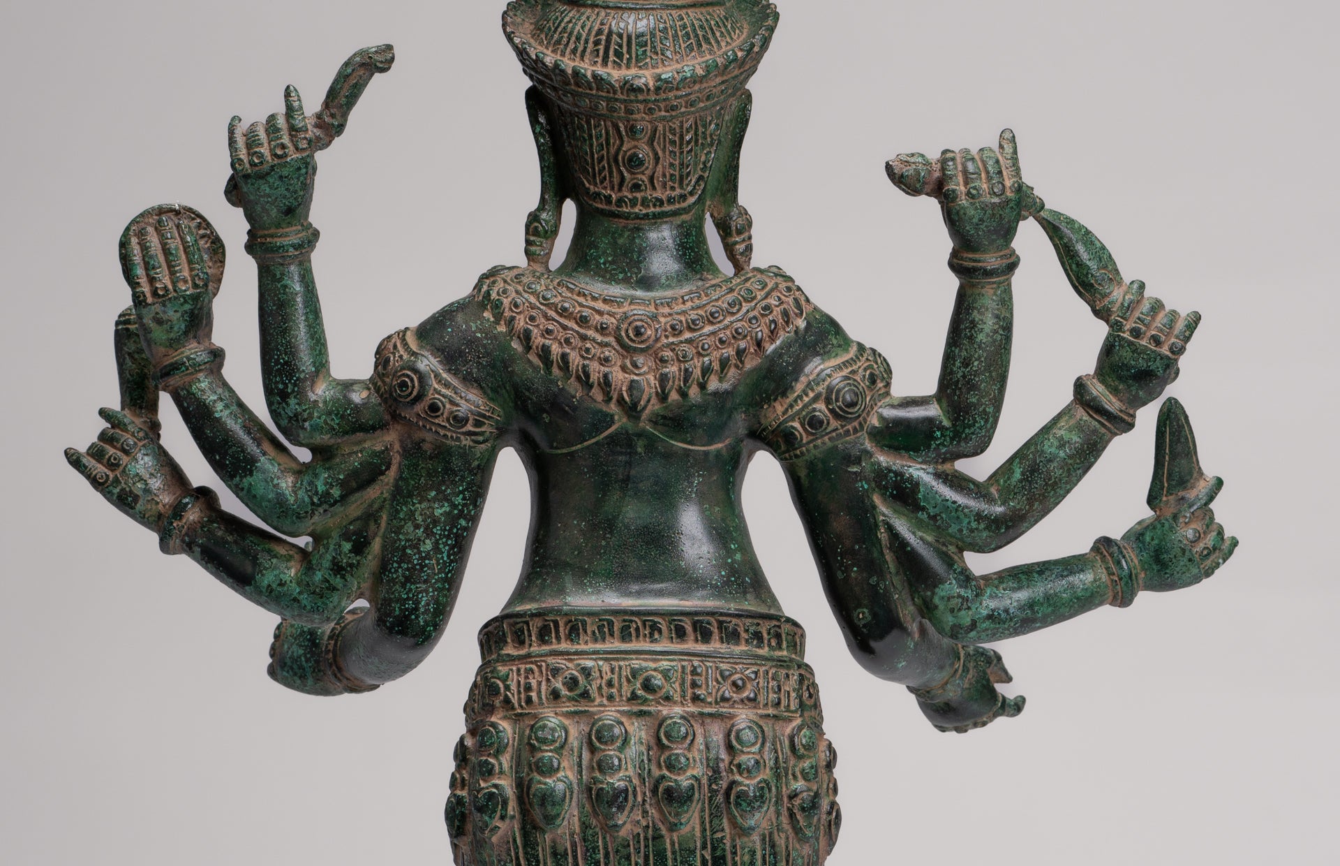 Deity Statue - Antique Khmer Style Bayon Prajnaparamita Statue / Goddess - 65cm/26"