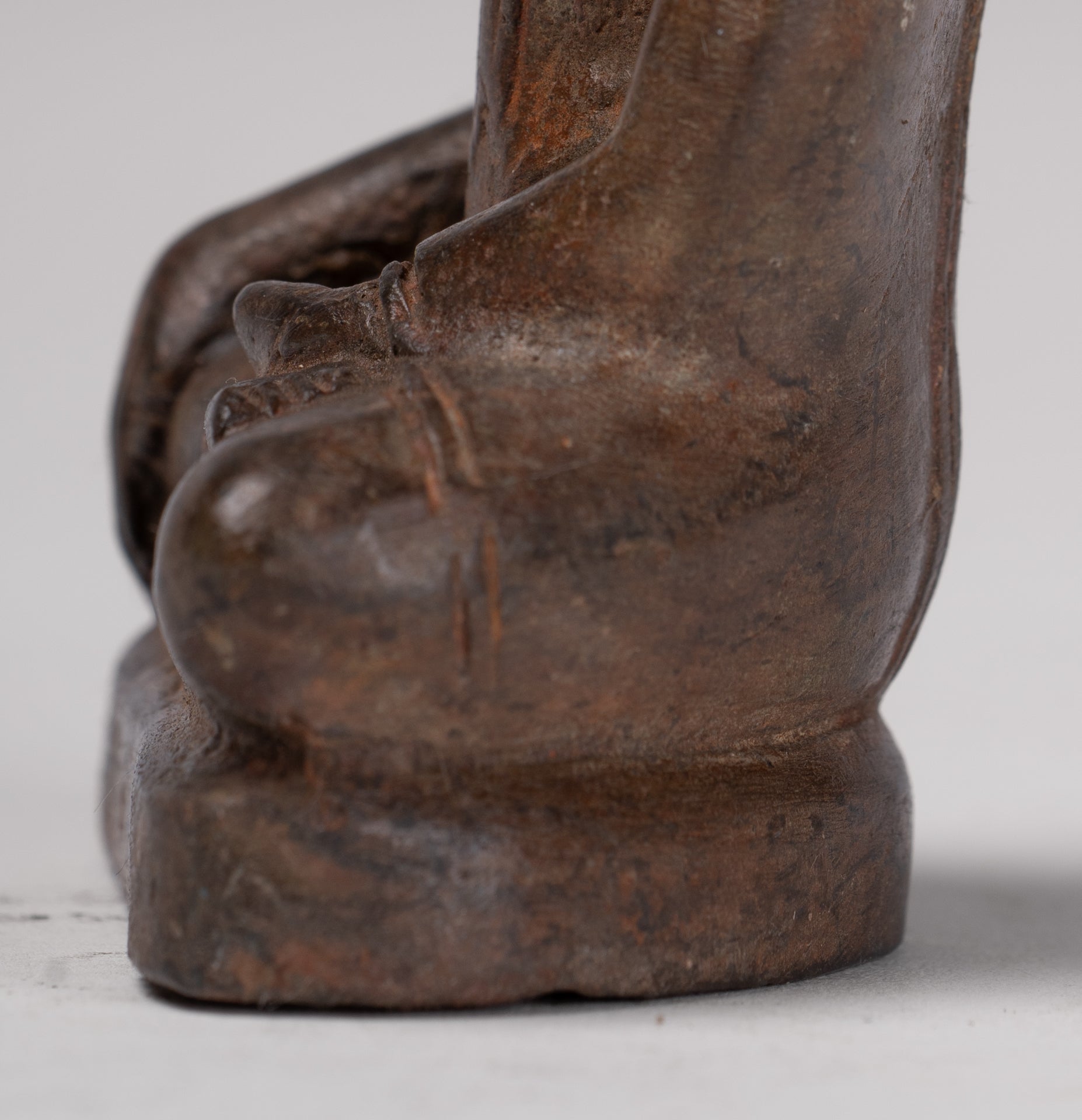 Buddha Statue - Antique Sukhothai Style Thai Enlightenment Buddha Statue - 10cm/4"