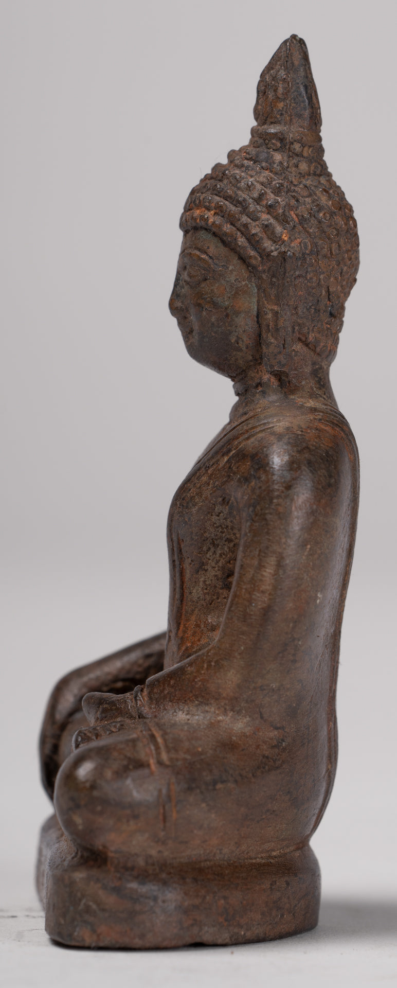 Buddha Statue - Antique Sukhothai Style Thai Enlightenment Buddha Statue - 10cm/4"