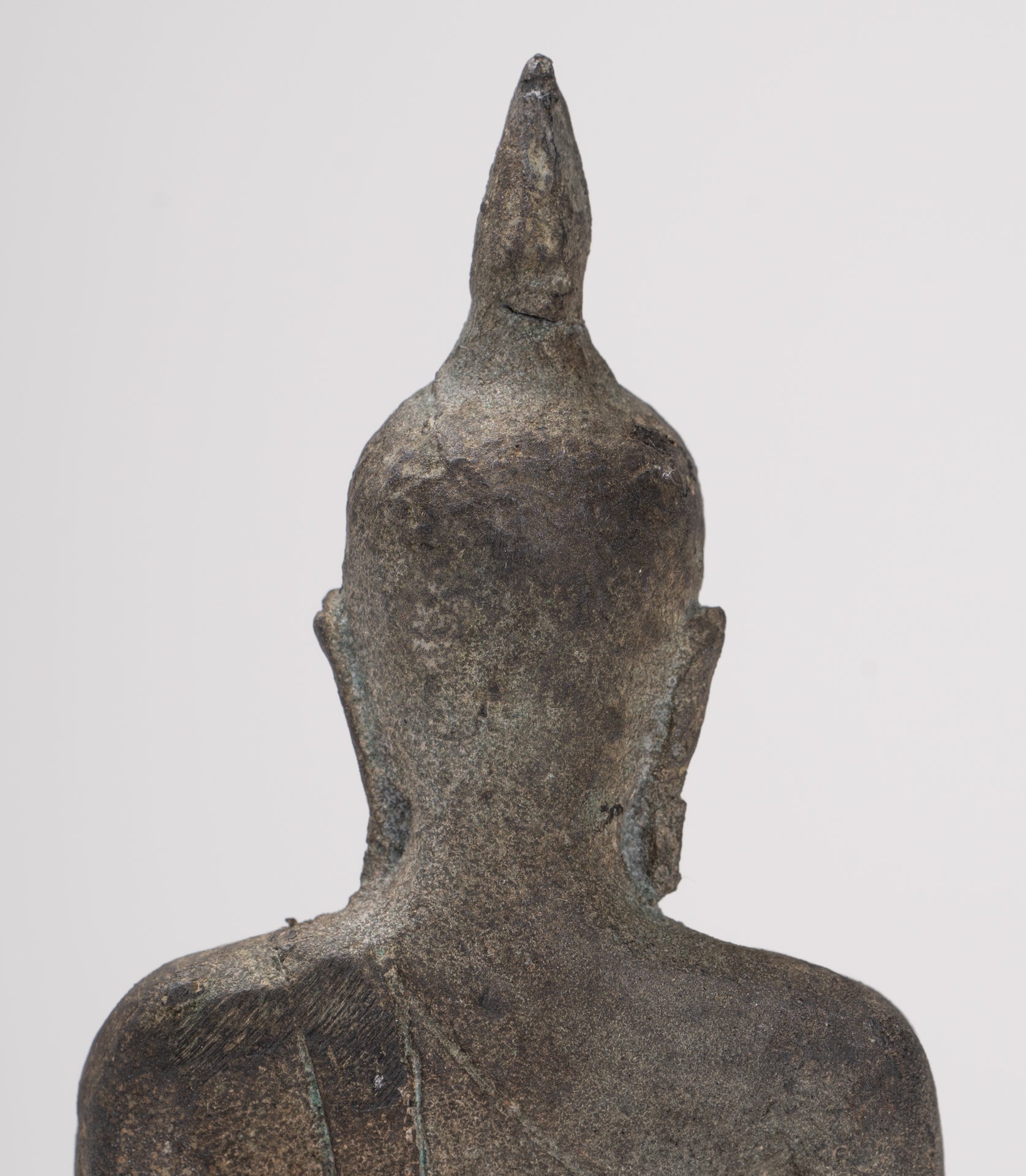 Buddha Statue - Antique Sukhothai Style Thai Enlightenment Buddha Statue - 11cm/4"