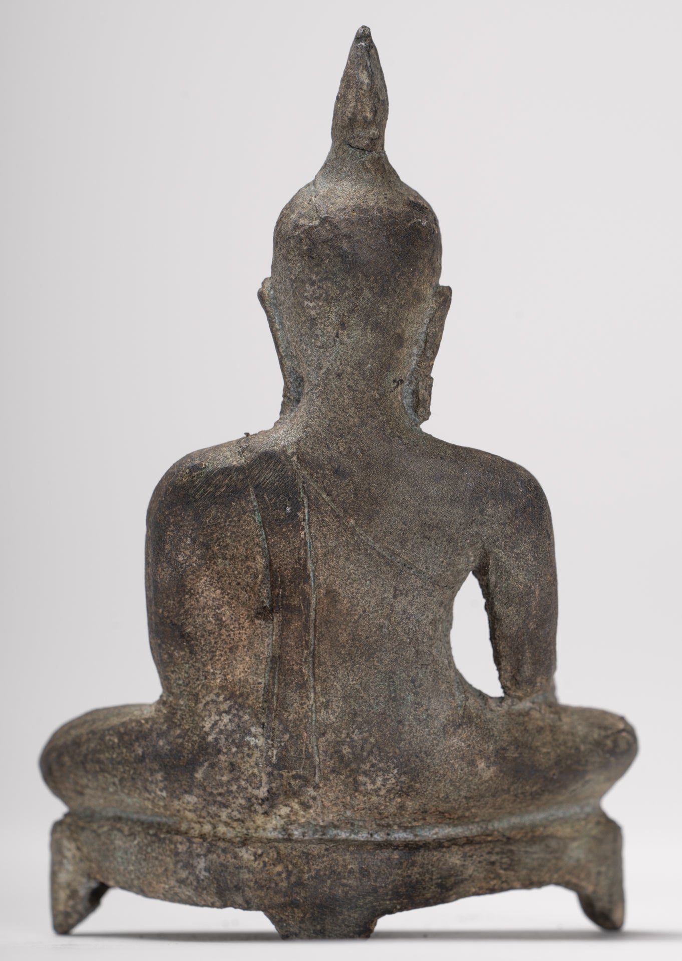Buddha Statue - Antique Sukhothai Style Thai Enlightenment Buddha Statue - 11cm/4"