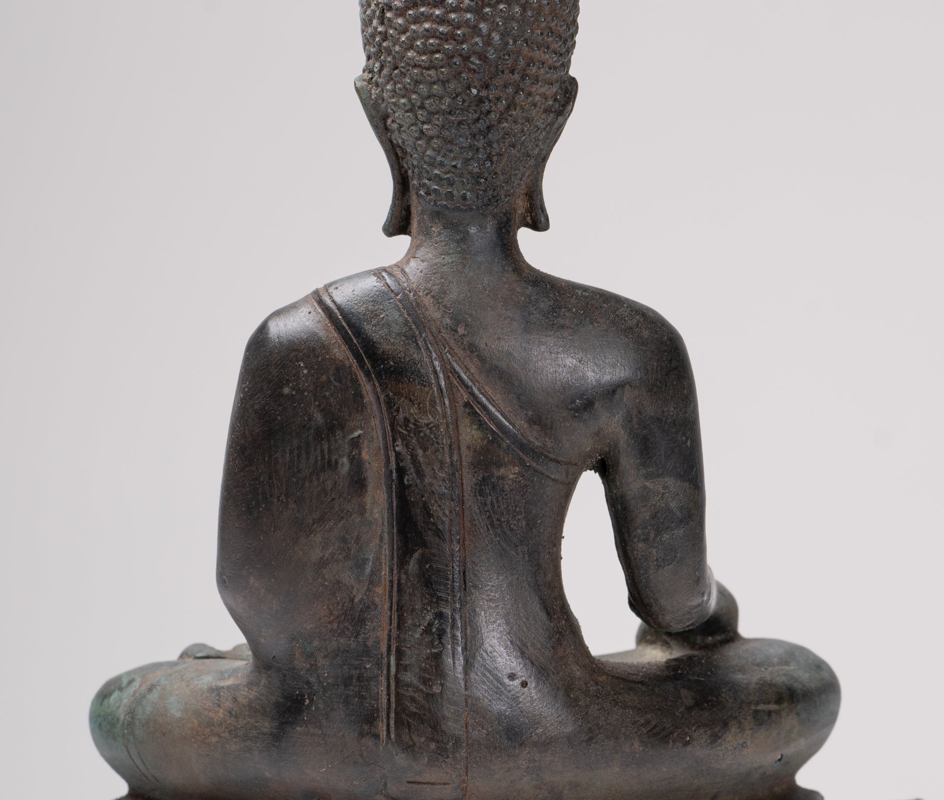 Buddha Statue - Antique Sukhothai Style Thai Enlightenment Buddha Statue - 31cm/12"