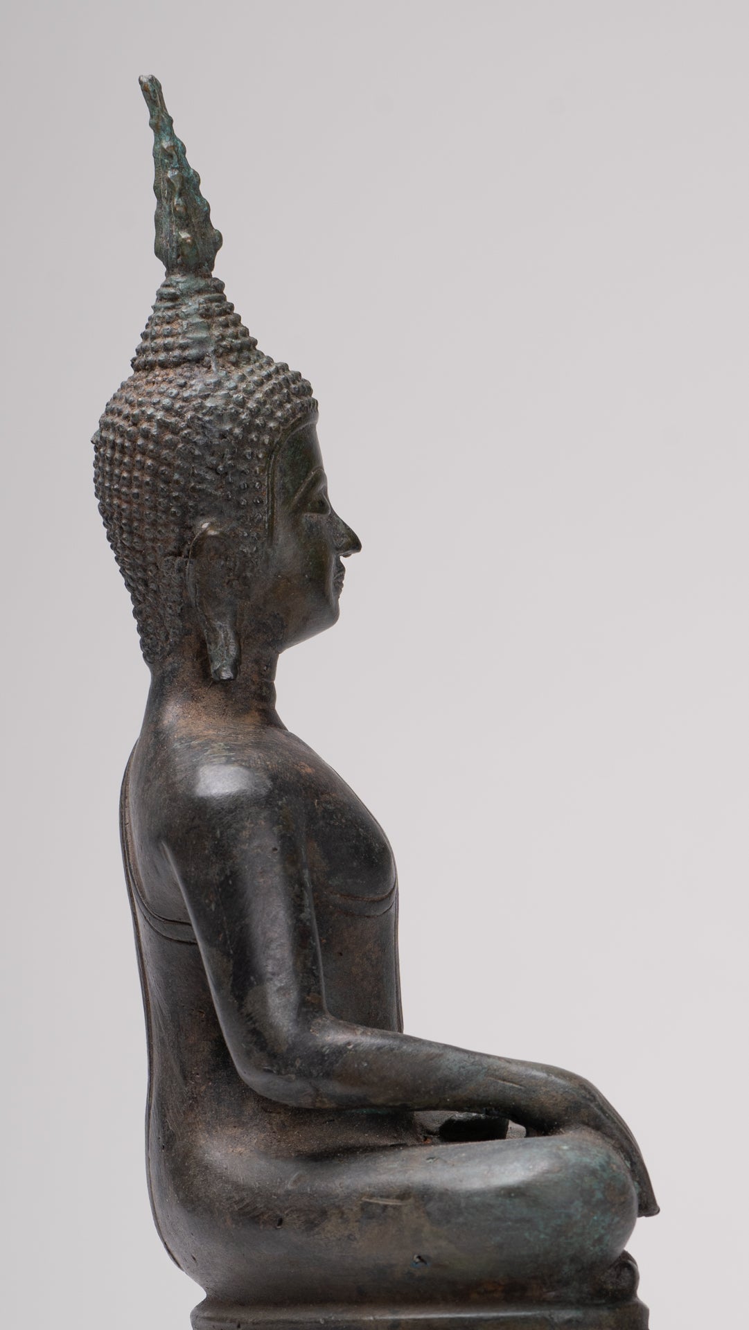 Buddha Statue - Antique Sukhothai Style Thai Enlightenment Buddha Statue - 31cm/12"