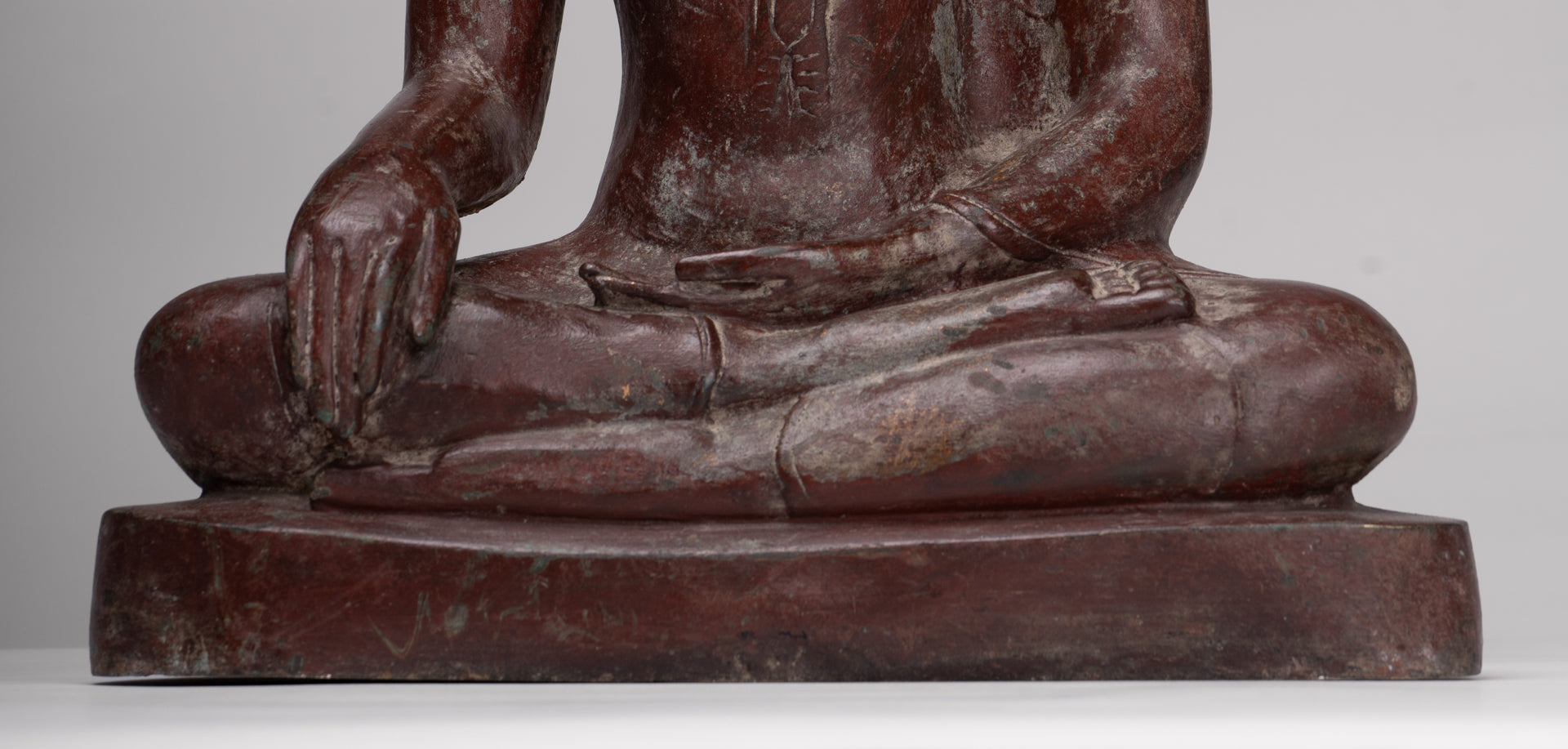 Buddha Statue - Antike Sukhothai -Stil Thai Aufklärung Buddha Statue - 42cm/17 "